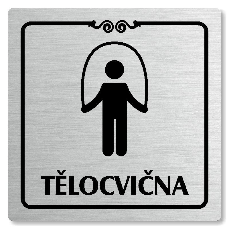 Tělocvična, 118x118mm, stříbrná, Texas